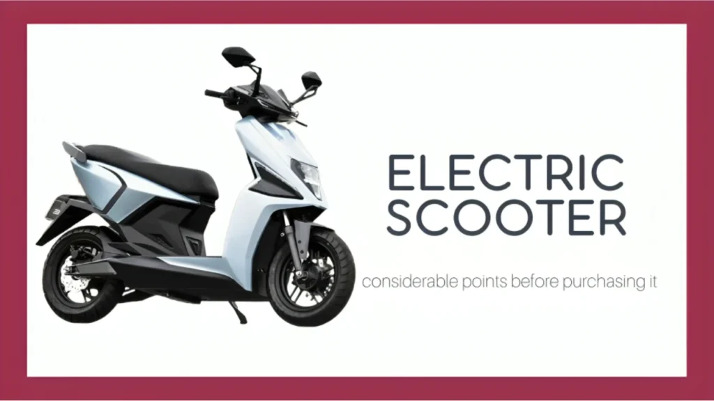 Electric Scooter In India